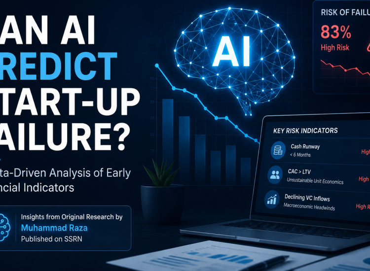 Discover how machine learning models like XGBoost can predict start-up failure with 83 percent accuracy. Explore critical early financial indicators from recent research.